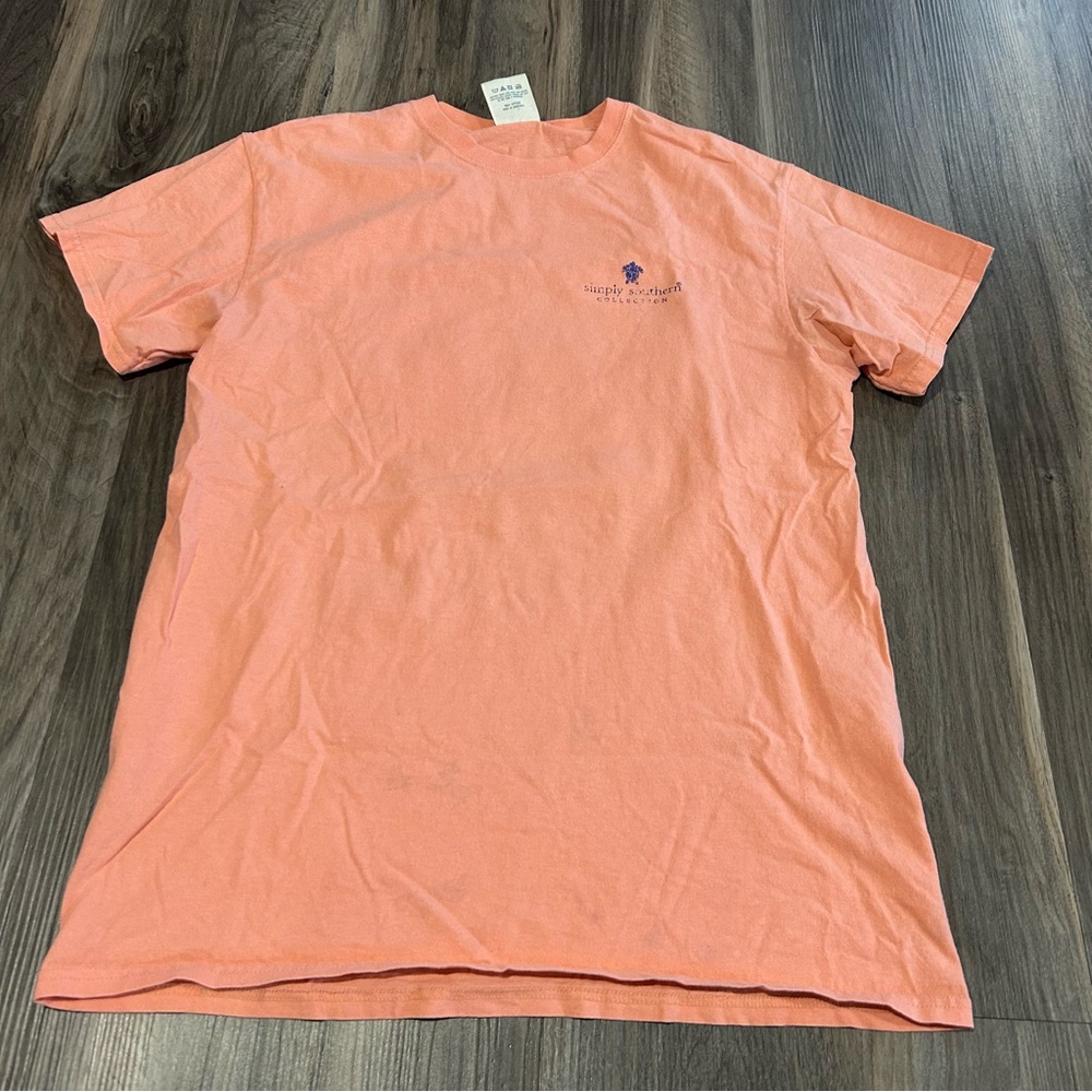 Simply southern orange graphic tee shirt